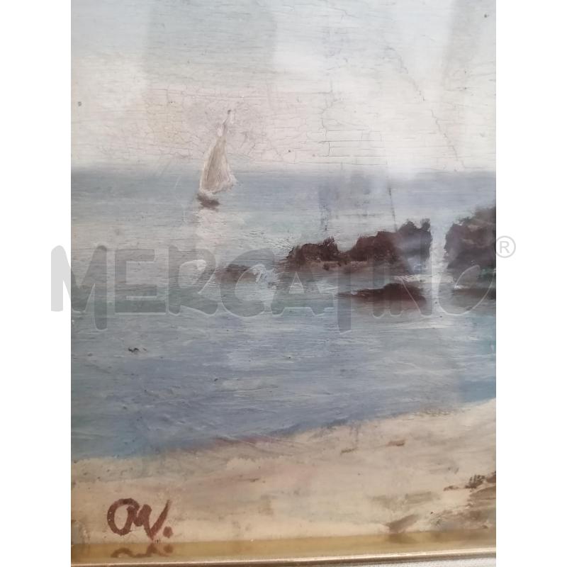 QUADRO PITTURA PAESAGGIO MARINO | Mercatino dell'Usato Catania stazione centrale 2