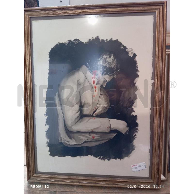QUADRO PITTURA SU CARTA TOMASELLI  | Mercatino dell'Usato Catania stazione centrale 1