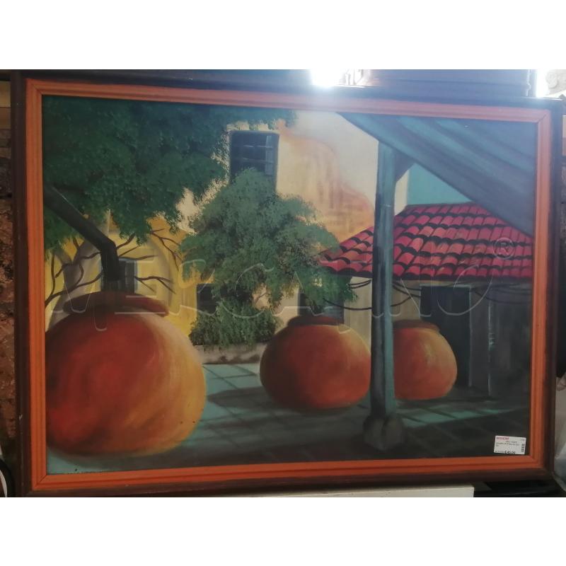 QUADRO PITTURA SU LEGNO | Mercatino dell'Usato Catania stazione centrale 2