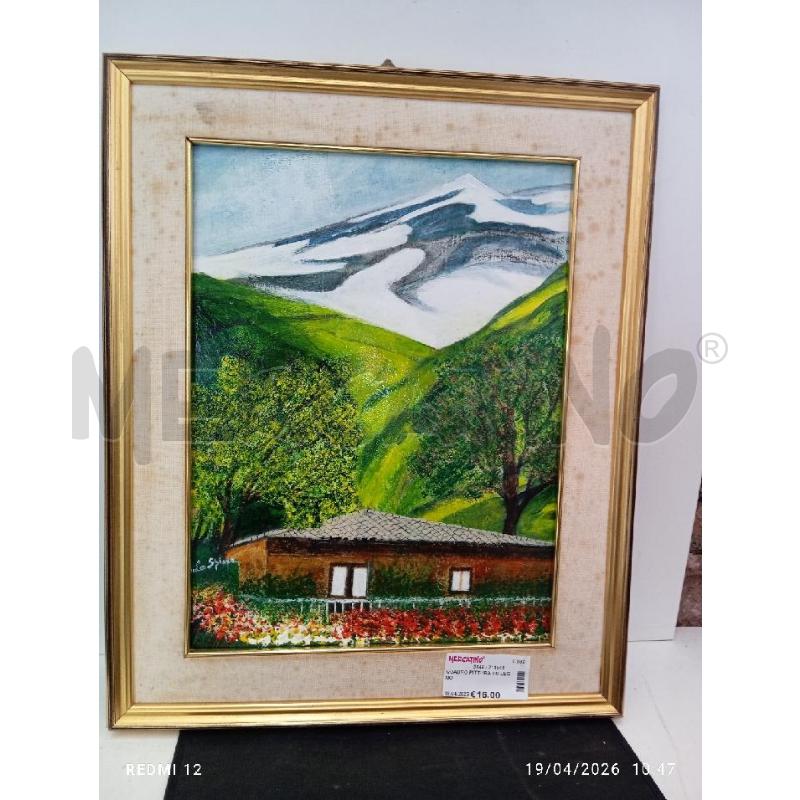 QUADRO PITTURA SU LEGNO | Mercatino dell'Usato Catania stazione centrale 1