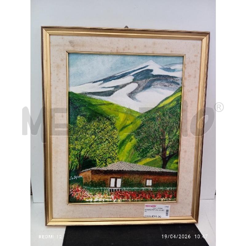 QUADRO PITTURA SU LEGNO | Mercatino dell'Usato Catania stazione centrale 2