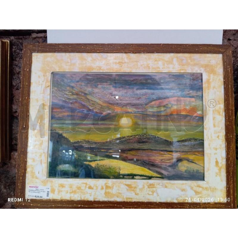 QUADRO PITTURA SU LEGNO LA SPINA PAESAGGIO | Mercatino dell'Usato Catania stazione centrale 1