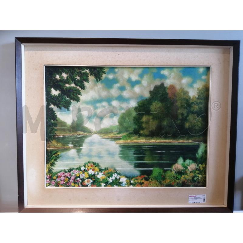 QUADRO PITTURA SU LEGNO PAESAGGIO | Mercatino dell'Usato Catania stazione centrale 1