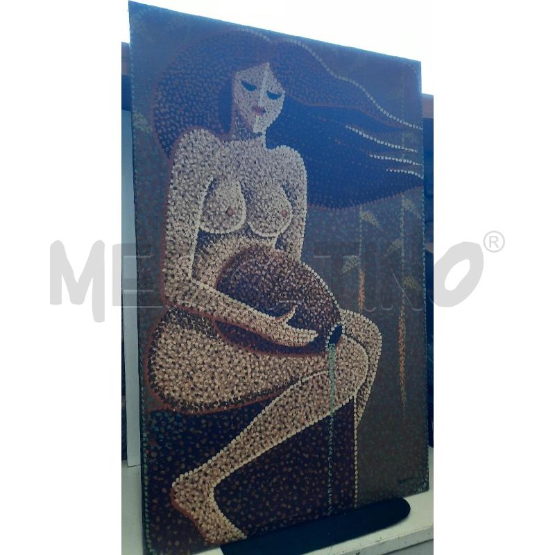 QUADRO PITTURA SU TELA DONNA | Mercatino dell'Usato Catania stazione centrale 1
