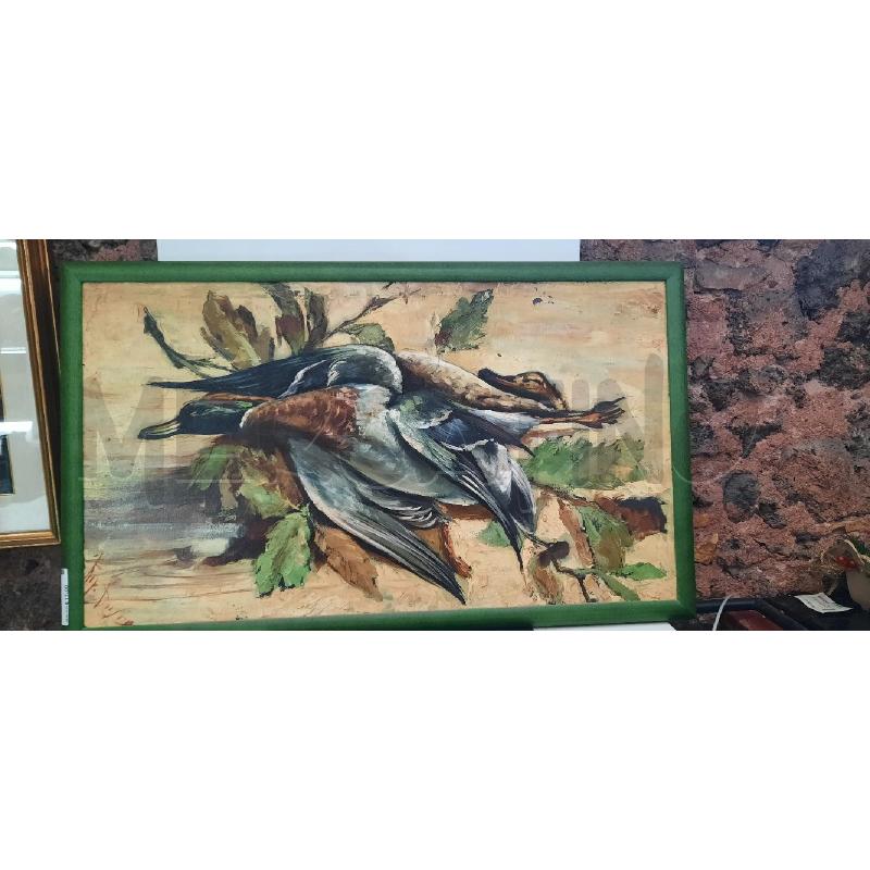QUADRO PITTURA SU TELA UCCELLI | Mercatino dell'Usato Catania stazione centrale 1
