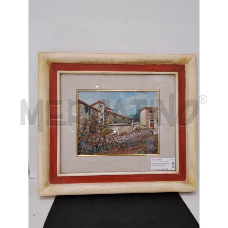 QUADRO PITTURA VILLA MONTE OLIVETO 1941 | Mercatino dell'Usato Catania stazione centrale 2