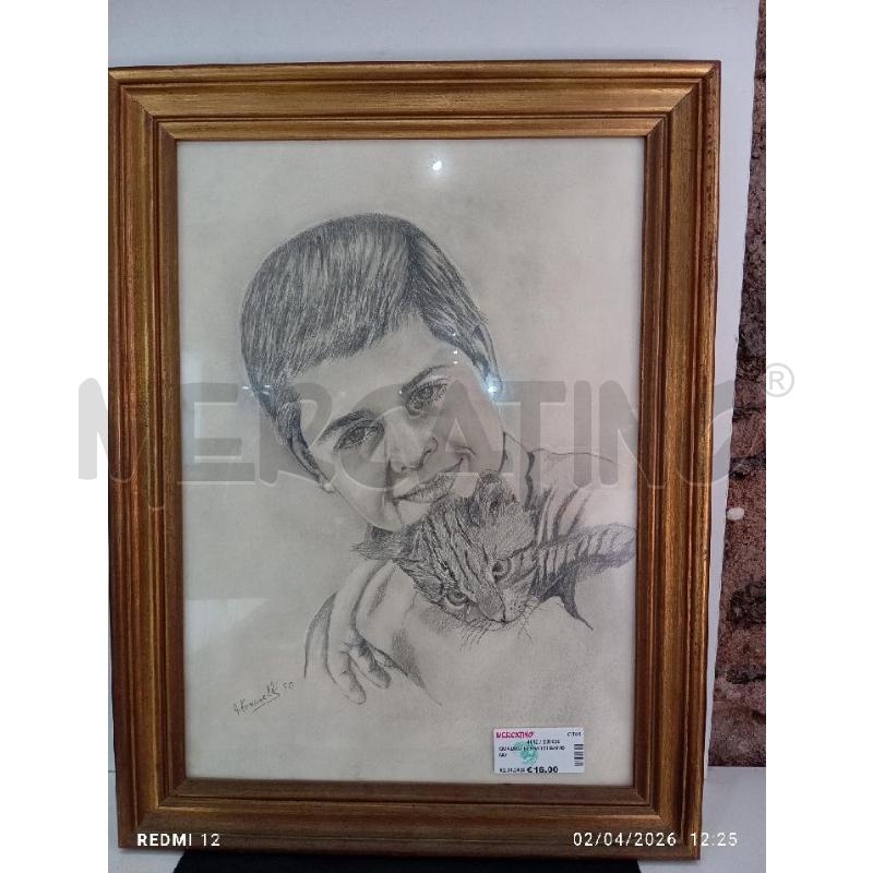 QUADRO RITRATTI BAMBINO  | Mercatino dell'Usato Catania stazione centrale 1