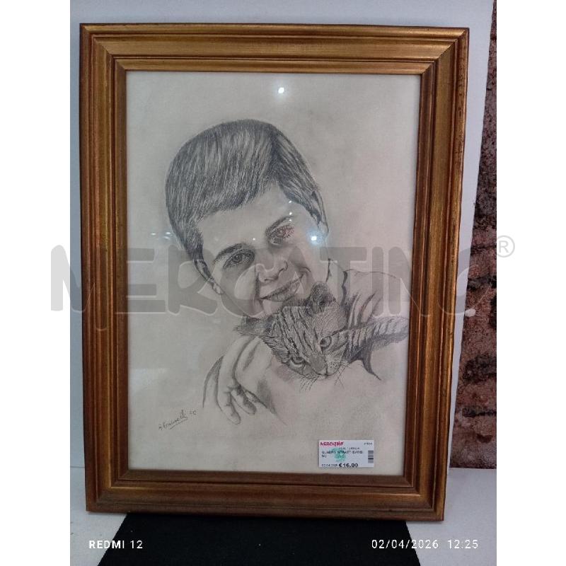 QUADRO RITRATTI BAMBINO  | Mercatino dell'Usato Catania stazione centrale 3