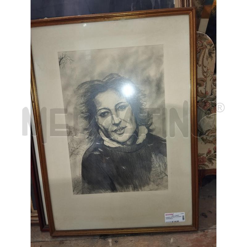 QUADRO RITRATTO DONNA TOMASELLI | Mercatino dell'Usato Catania stazione centrale 2
