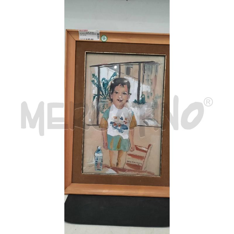 QUADRO SARCENO GISELLA 93 41X56 | Mercatino dell'Usato Catania stazione centrale 1