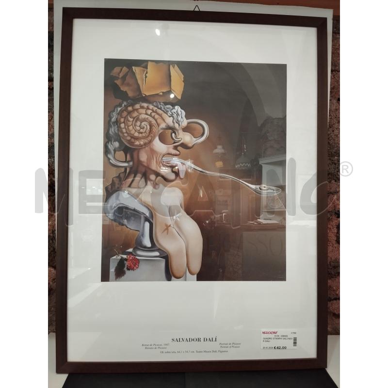 QUADRO STAMPA SALVADOR DALI | Mercatino dell'Usato Catania stazione centrale 2