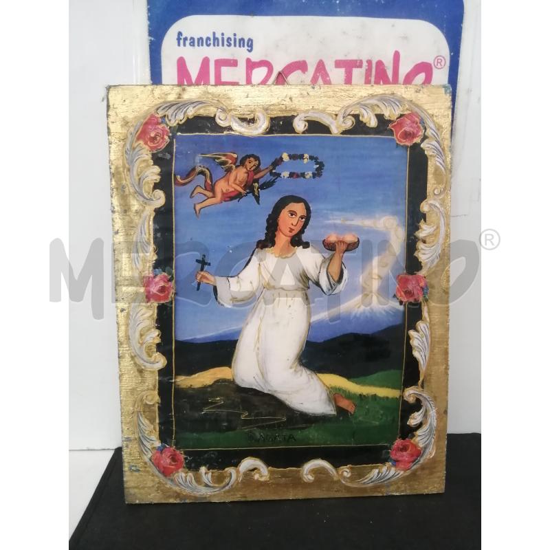 QUADRO STAMPA SU LEGNO S.AGATA | Mercatino dell'Usato Catania stazione centrale 1