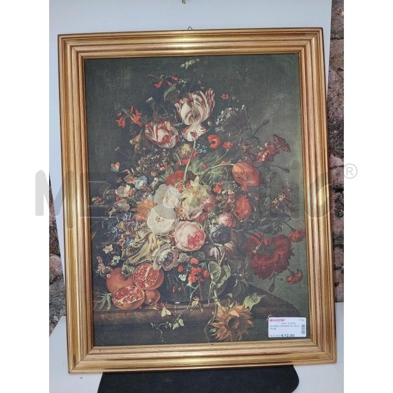 QUADRO STAMPA SU TELA FIORI | Mercatino dell'Usato Catania stazione centrale 3