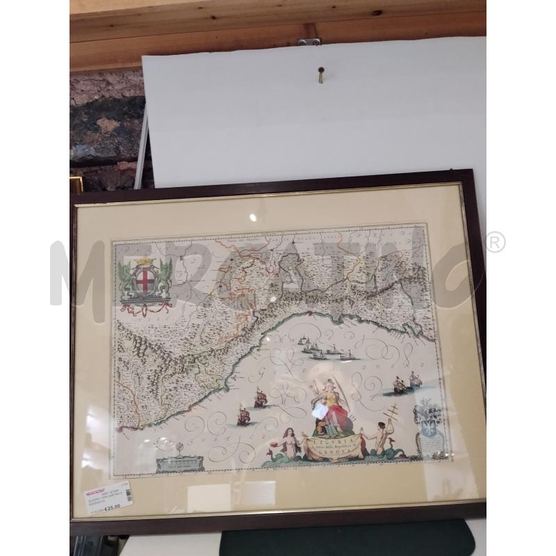 QUADRO  CON CARTINA GEOGRAFICA | Mercatino dell'Usato Catania stazione centrale 2