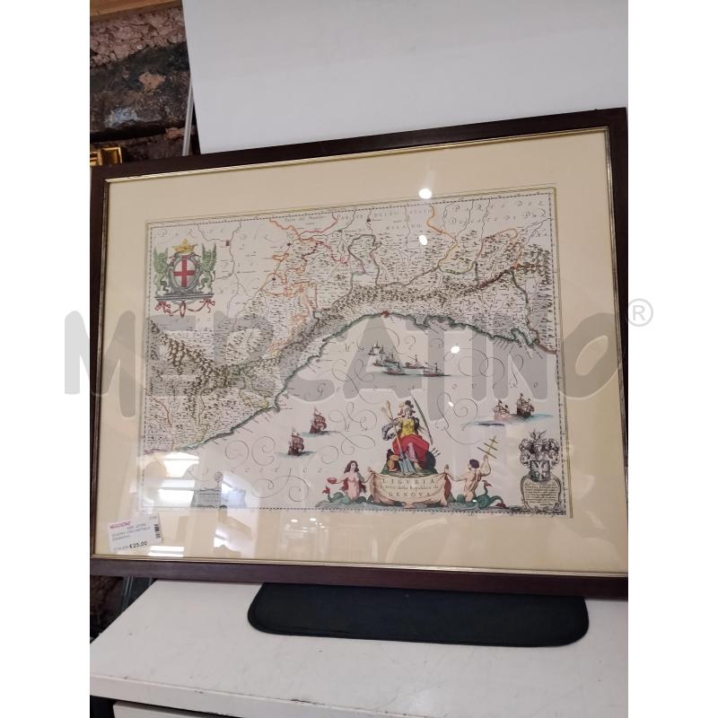 QUADRO  CON CARTINA GEOGRAFICA | Mercatino dell'Usato Catania stazione centrale 3