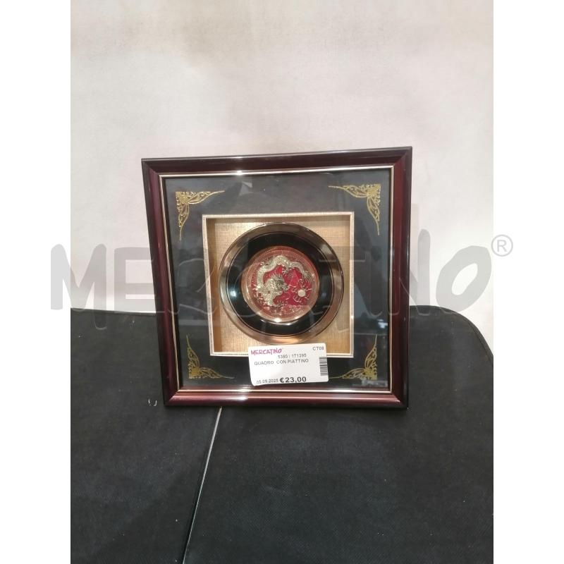 QUADRO  CON PIATTINO | Mercatino dell'Usato Catania stazione centrale 3