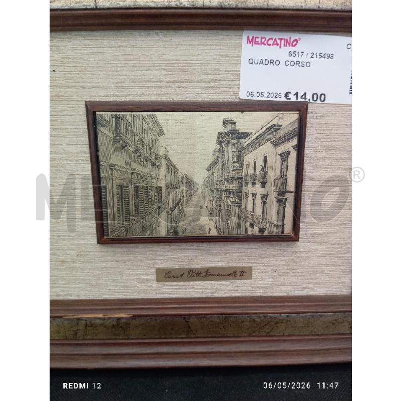 QUADRO  CORSO  | Mercatino dell'Usato Catania stazione centrale 2