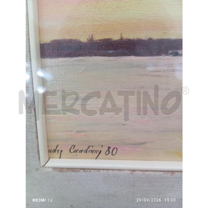 QUADRO  OLIO SU TELA CANDIANI | Mercatino dell'Usato Catania stazione centrale 2