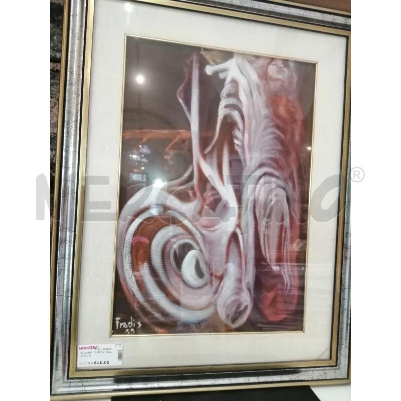 QUADRO  OLIO SU TELA  FRADIS | Mercatino dell'Usato Catania stazione centrale 1