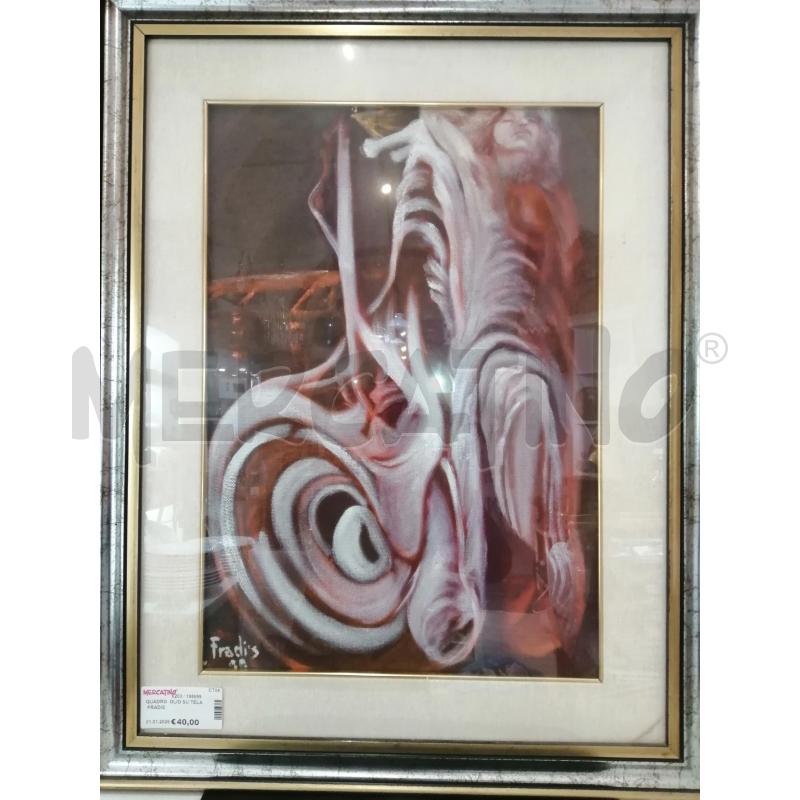 QUADRO  OLIO SU TELA  FRADIS | Mercatino dell'Usato Catania stazione centrale 2