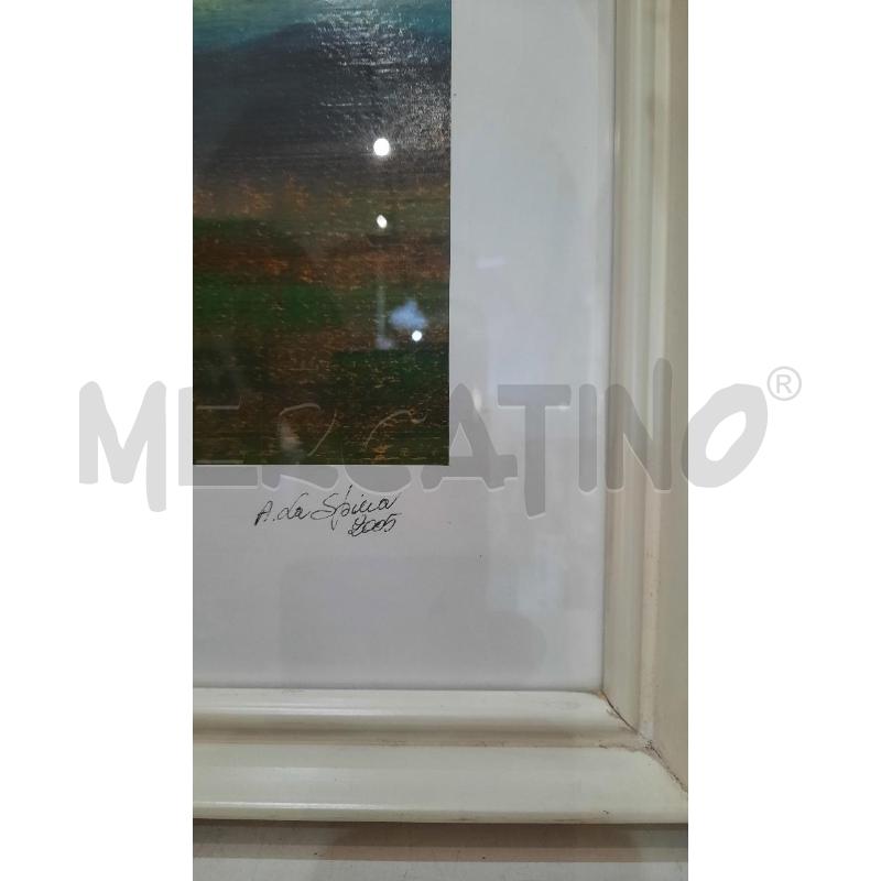 QUADRO  PAESAGGIO PASTELLI AD OLIO LA SPINA | Mercatino dell'Usato Catania stazione centrale 2