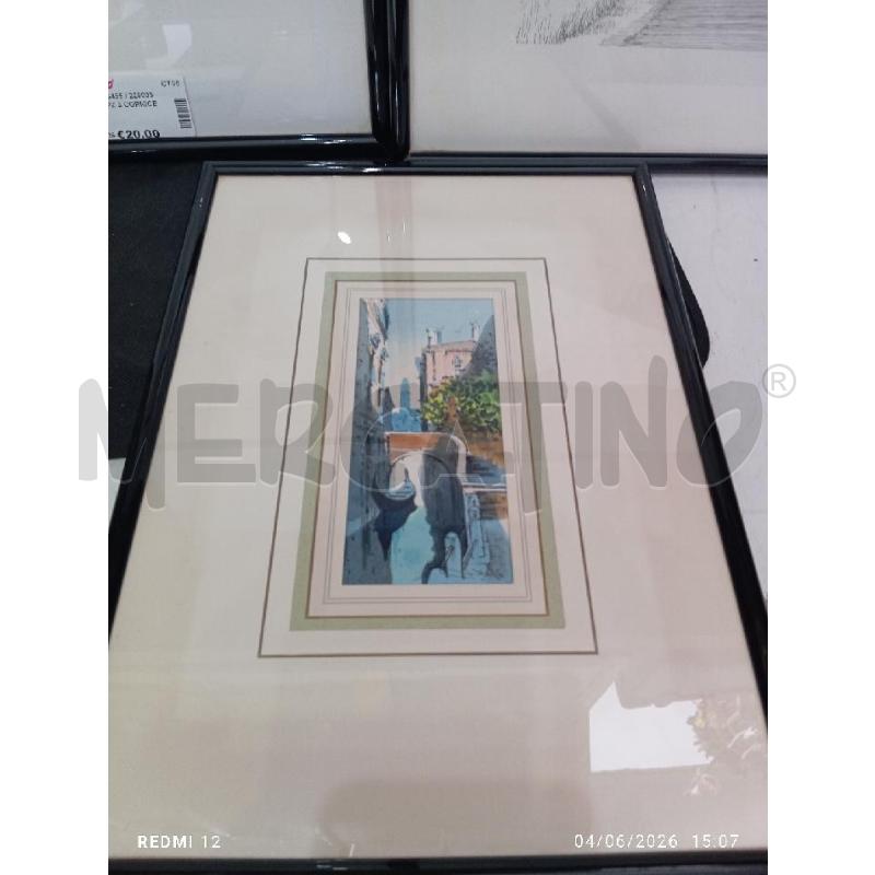 QUADRO  PZ 3 CORNICE NERA | Mercatino dell'Usato Catania stazione centrale 4