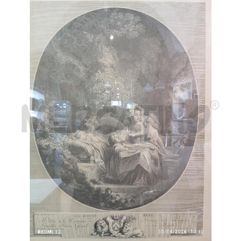 QUADRO  STAMPA VINTAGE MAMMA | Mercatino dell'Usato Catania stazione centrale 3