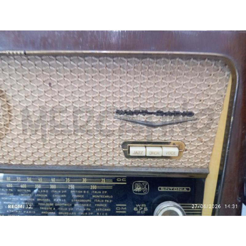 RADIO D'EPOCA WATT RADIO | Mercatino dell'Usato Catania stazione centrale 3