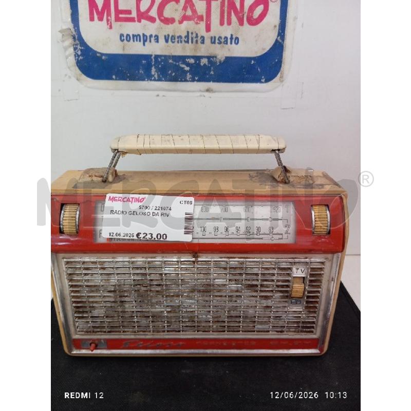 RADIO GELOSO DA RIV | Mercatino dell'Usato Catania stazione centrale 2