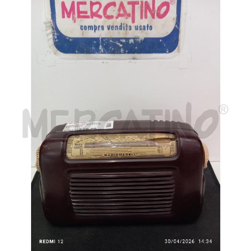 RADIO RADIO MARELLI DA RIVEDERE  | Mercatino dell'Usato Catania stazione centrale 1