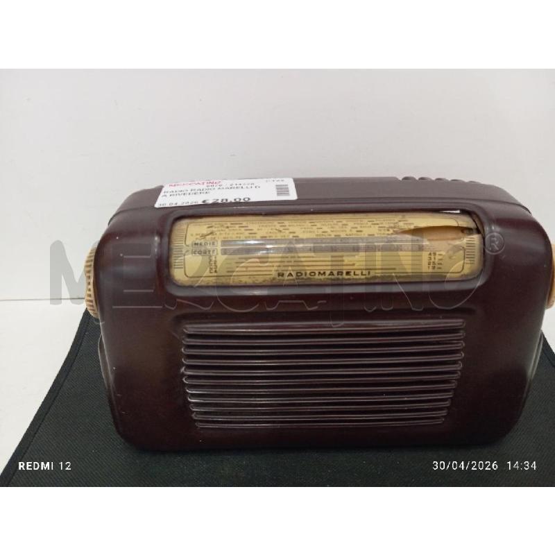 RADIO RADIO MARELLI DA RIVEDERE  | Mercatino dell'Usato Catania stazione centrale 2