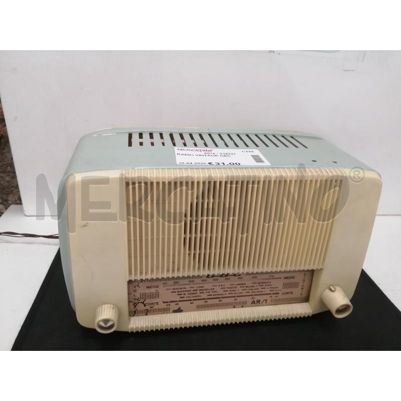 RADIO VINTAGE GBC | Mercatino dell'Usato Catania stazione centrale 1