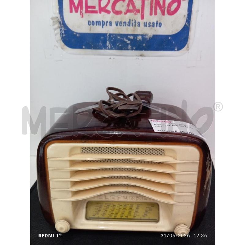 RADIO VINTAGE TELEFUNKEN | Mercatino dell'Usato Catania stazione centrale 3