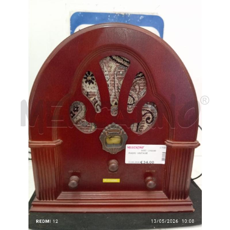 RADIO  VINTAGE | Mercatino dell'Usato Catania stazione centrale 3