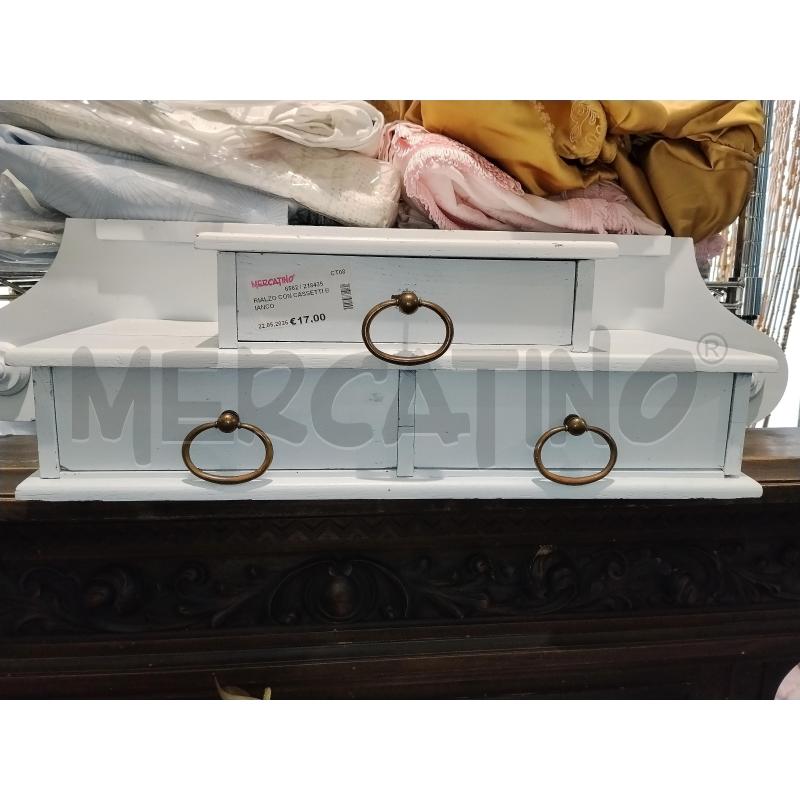 RIALZO CON CASSETTI BIANCO | Mercatino dell'Usato Catania stazione centrale 2