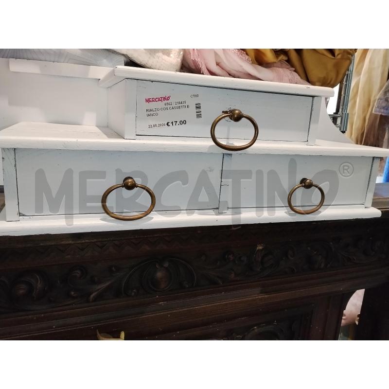 RIALZO CON CASSETTI BIANCO | Mercatino dell'Usato Catania stazione centrale 3