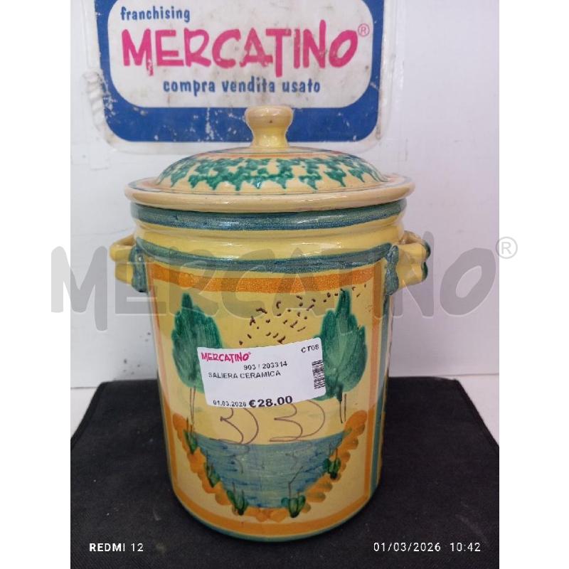 SALIERA CERAMICA | Mercatino dell'Usato Catania stazione centrale 1
