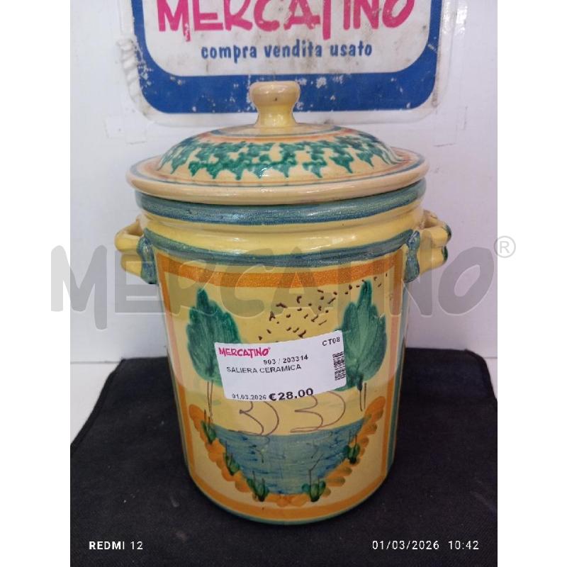 SALIERA CERAMICA | Mercatino dell'Usato Catania stazione centrale 2