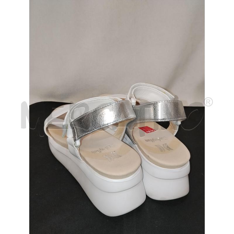 SCARPE DONNA CALLAGHAN BIANCHE E ARGENTO  | Mercatino dell'Usato Catania stazione centrale 3