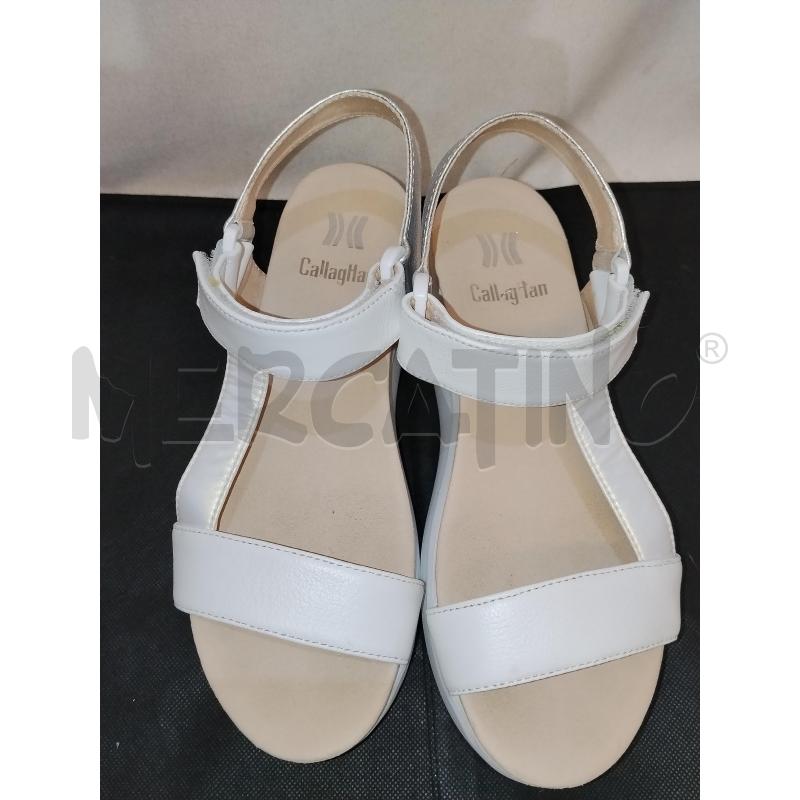 SCARPE DONNA CALLAGHAN BIANCHE E ARGENTO  | Mercatino dell'Usato Catania stazione centrale 4