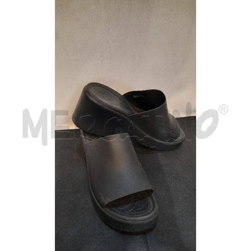 SCARPE DONNA CROCS NERE  | Mercatino dell'Usato Catania stazione centrale 2