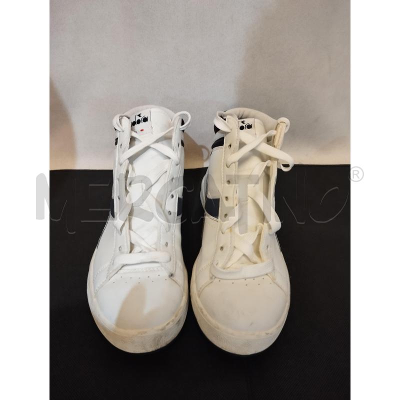 SCARPE DONNA DIADORA BIANCHE E BLU  | Mercatino dell'Usato Catania stazione centrale 1
