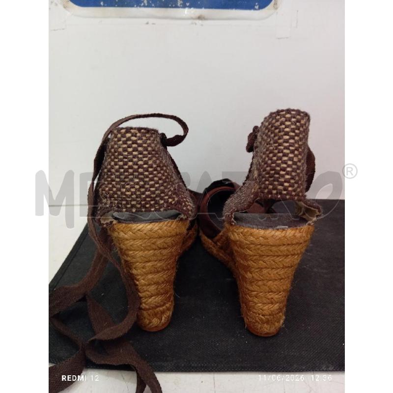 SCARPE DONNA ESPADRILLES MARRONE | Mercatino dell'Usato Catania stazione centrale 4