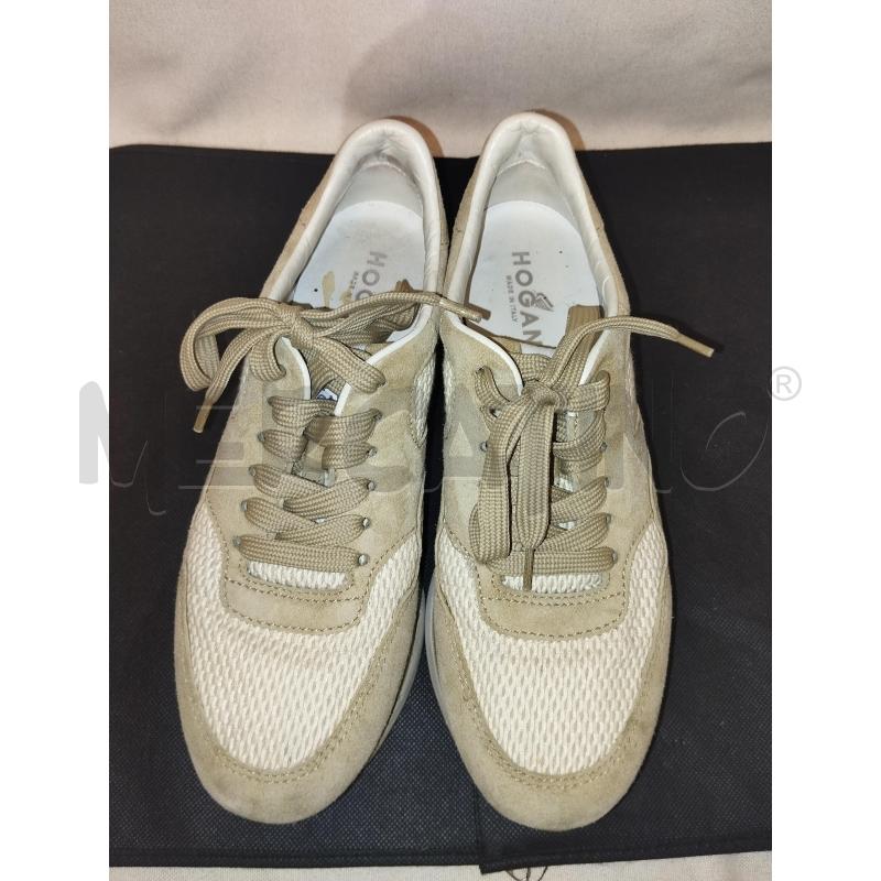SCARPE DONNA HOGAN BEIGE | Mercatino dell'Usato Catania stazione centrale 1