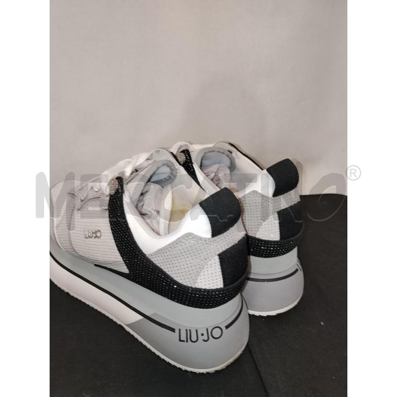 SCARPE DONNA LIUJO GRIGIA BIANCA E NERA LUREX | Mercatino dell'Usato Catania stazione centrale 3