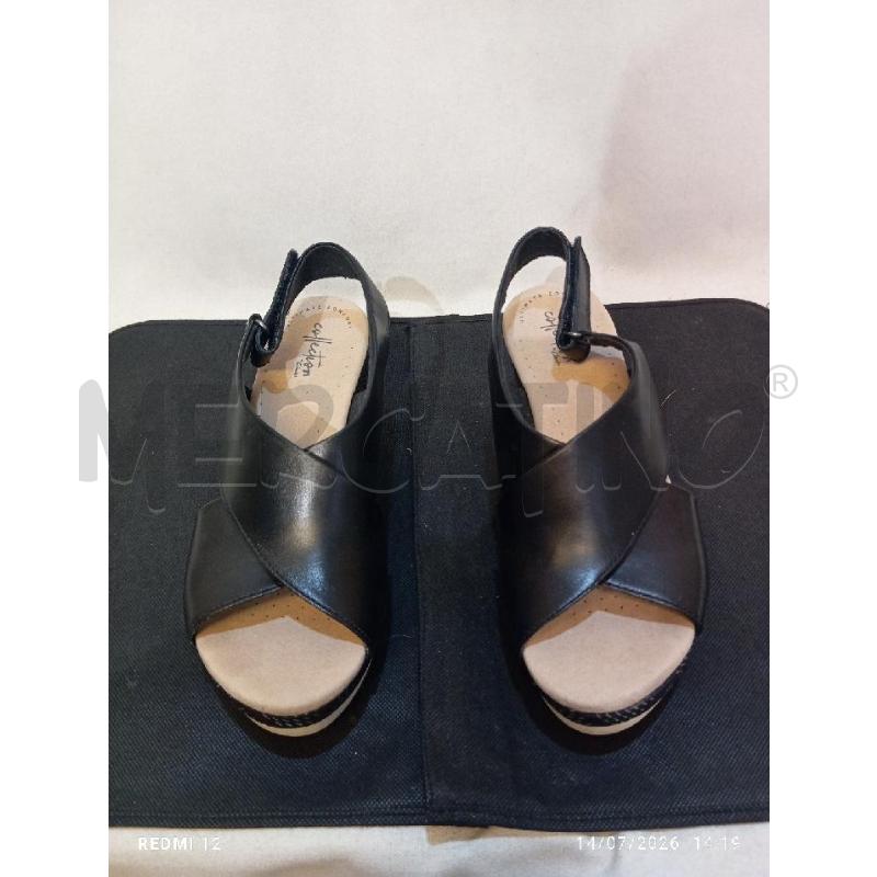 SCARPE DONNA NERE COLLECTION CLARKS  | Mercatino dell'Usato Catania stazione centrale 1