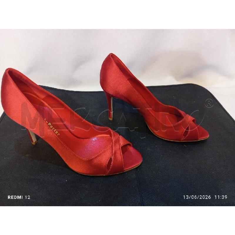 SCARPE DONNA ROSSE PRET PORTER  | Mercatino dell'Usato Catania stazione centrale 2