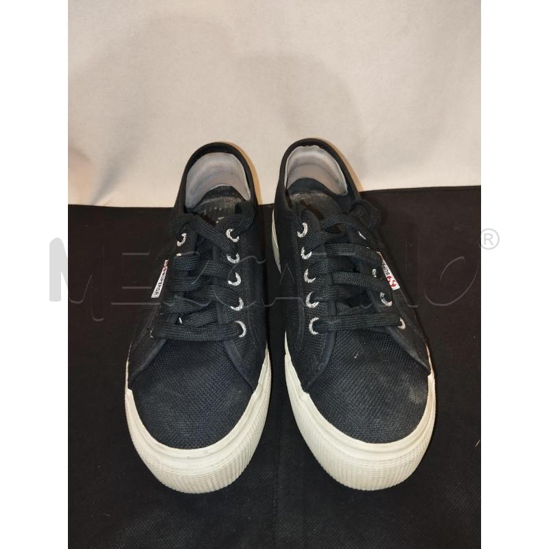 SCARPE DONNA SUPERGA NERE  | Mercatino dell'Usato Catania stazione centrale 1