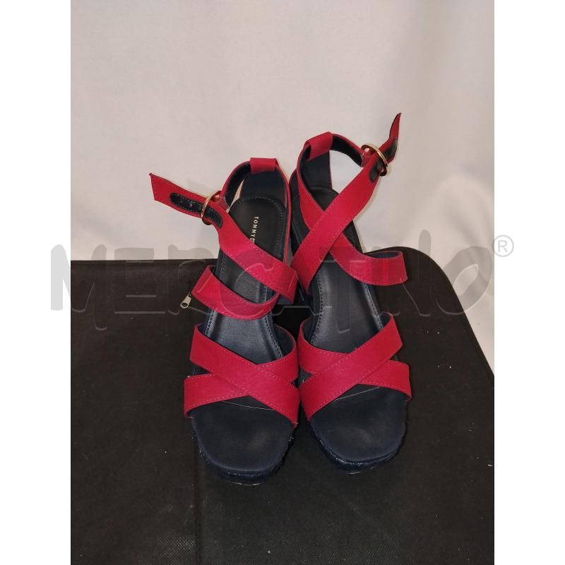 SCARPE DONNA TOMMY HILFIGER BLU E ROSSO | Mercatino dell'Usato Catania stazione centrale 2