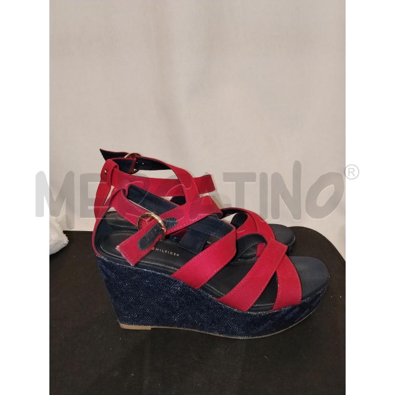 SCARPE DONNA TOMMY HILFIGER BLU E ROSSO | Mercatino dell'Usato Catania stazione centrale 3